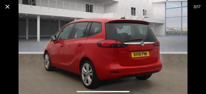 View VAUXHALL ZAFIRA TOURER 1.4 i Turbo SRi