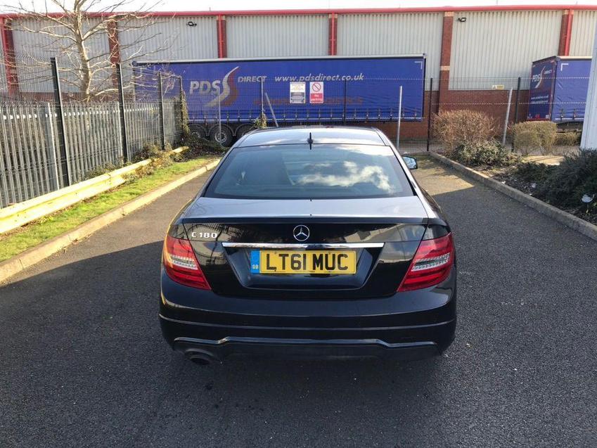 View MERCEDES-BENZ C CLASS 1.8 C180 BlueEFFICIENCY AMG Sport Edition 125 Coupe 2dr Petrol 7G-Tronic 162 gkm, 156 bhp